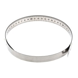 1 pcs - MikronTec 1m Stainless Steel Metric Ruler