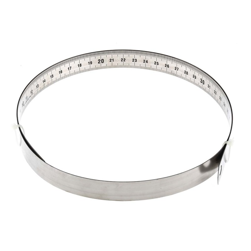 1 pcs - MikronTec 1m Stainless Steel Metric Ruler