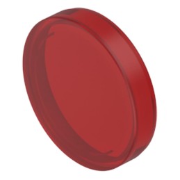 5 pcs - EAO Red Round Push Button Indicator Lens for Use with 04 Series Push Buttons