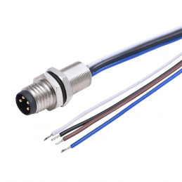 1 pcs : A-M08A04MST03016BK00 - Cable Assembly 0.98' (300.00mm)
