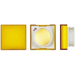 5 pcs - Omron Yellow Square Push Button Lens for Use with A16 Series LED/Incandescent Lamp Push Button Switch
