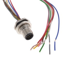 1 pcs : ALBKM12-RMBR8-P2 - Cable Assembly 0.66' (200.00mm)