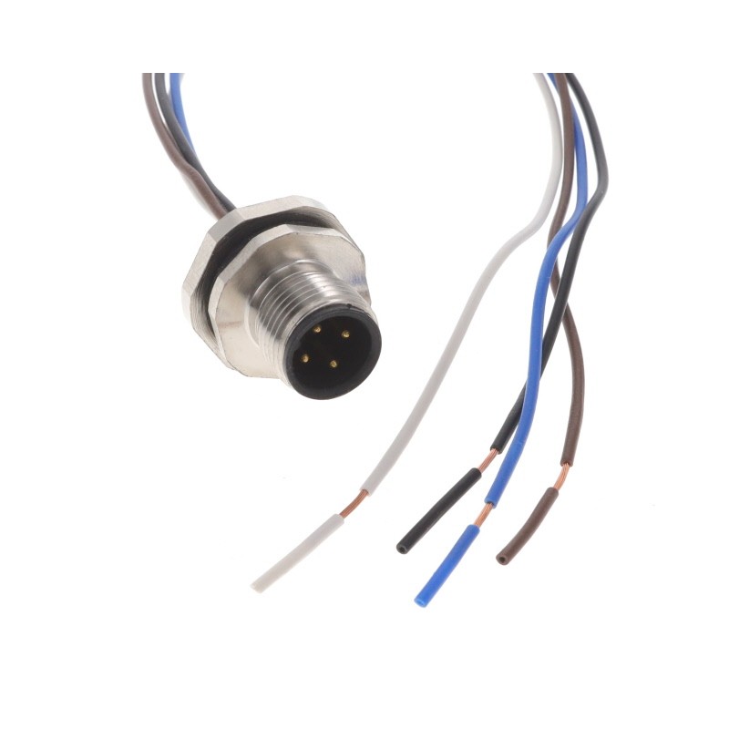 1 pcs : ALBKM12-FPBR4-P2 - Cable Assembly 0.66' (200.00mm)