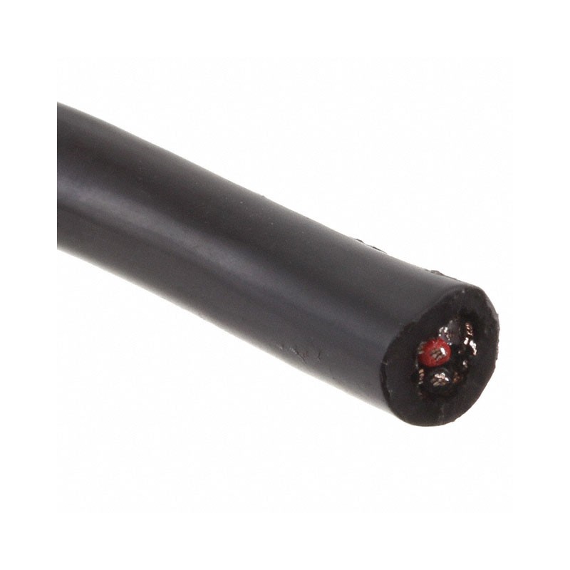 1 pcs : 2725-2824-BL-01000-A - CABLE 4COND 24AWG/28AWG BLK 25'