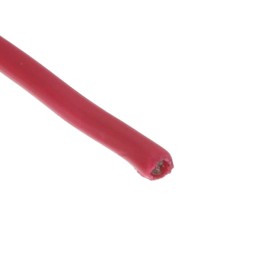 1 pcs : 1430-16-1-0500-004-1-TS - HOOK-UP STRND 16AWG 300V RED 25'