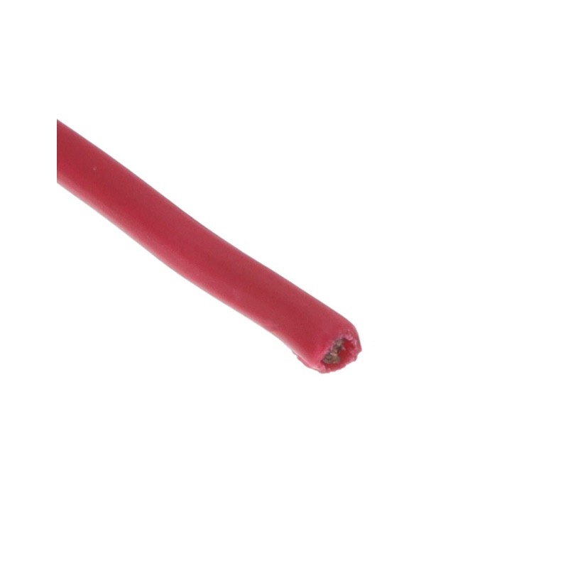 1 pcs : 1430-16-1-0500-004-1-TS - HOOK-UP STRND 16AWG 300V RED 25'