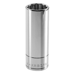 1 pcs - Facom 3/8 in Drive 11mm Deep Socket, 12 point, 55 mm Overall Length
