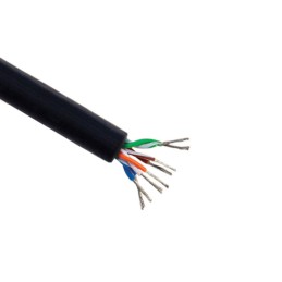 1 pcs : 74010 BK002 - CABLE CAT6 8COND 23AWG BLK 10'