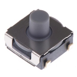5 pcs - IP67 Blue Tactile Switch, SPST 50 mA @ 24 V dc 2.6мм Through Hole