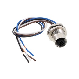 1 pcs : ALBKF12-FPBR4-P2 - Cable Assembly 0.66' (200.00mm)