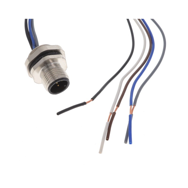 1 pcs : ALBKM12-FPBR5-P2 - Cable Assembly 0.66' (200.00mm)