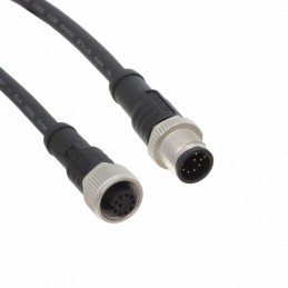 1 pcs : M12A10ML-12AFL-SBA05 - Cable Assembly 1.64' (500.00mm)