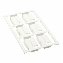 1 pcs : 0818179 - WIRE MARKR CLP 23X8MM 1SHT6LBLS