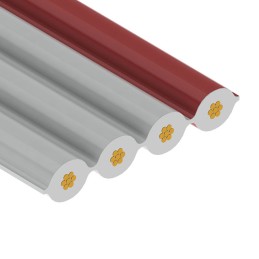 1 pcs : 3801/04 - CBL RIBN 4COND 0.05 GRAY 5'