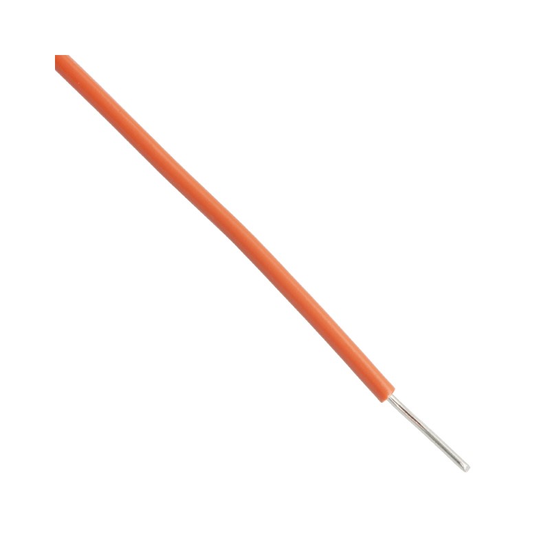 1 pcs : 422601 OR001 - HOOK-UP SOLID 26AWG 300V ORG 50'
