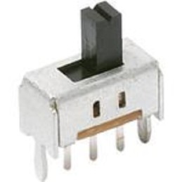 5 pcs - C & K Through Hole Slide Switch DPDT (On)-(On) 100 mA Standard