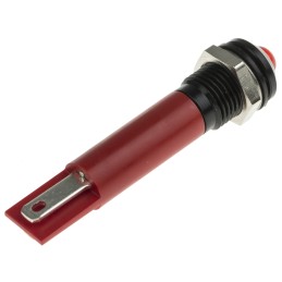 1 pcs - RS PRO Red Panel Mount Indicator, 220V ac, 8mm Mounting Hole Size, IP67