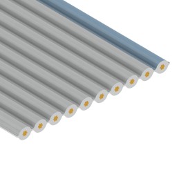 1 pcs : 3749/10 100 - CBL RIBN 10COND 0.025 GRAY 10'