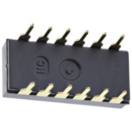 5 pcs - TE Connectivity 6 Way Through Hole DIP Switch SPST, Extended Slide Actuator