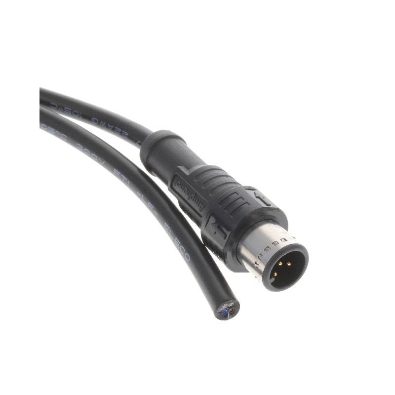 1 pcs : M12A-05BMMM-PL8D02 - Cable Assembly 6.56' (2.00m)