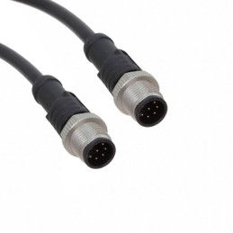 1 pcs : M12A08ML-12AML-SBA05 - Cable Assembly 1.64' (500.00mm)
