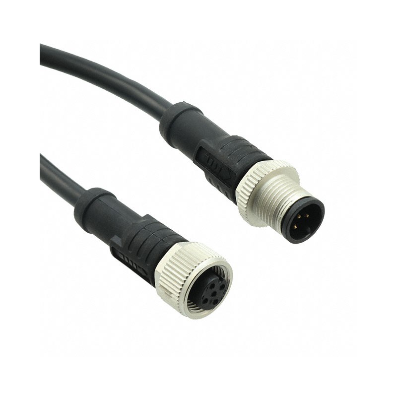 1 pcs : M12A05ML-12AFL-SD002 - Cable Assembly 6.56' (2.00m)