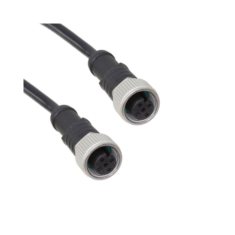 1 pcs : M12A04FL-12AFL-SB002 - Cable Assembly 6.56' (2.00m)