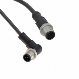 1 pcs : M12A08ML-12AMR-SBA05 - Cable Assembly 1.64' (500.00mm)