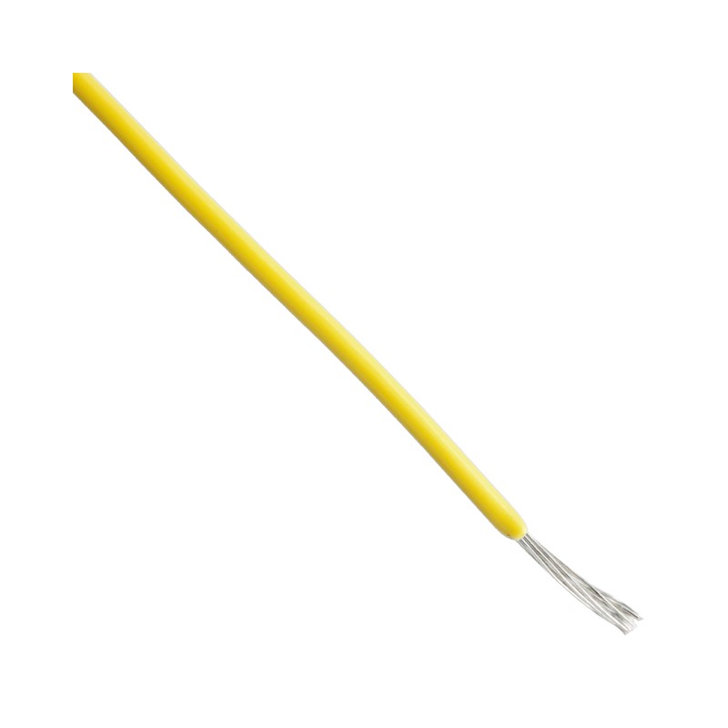 1 pcs : 1430-26-1-0500-003-1-TS - HOOK-UP STRND 26AWG YEL 100'