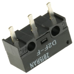 5 pcs - Omron Pin Plunger Micro Switch, PCB Terminal, 1 A @ 125 V ac, SPDT, IP40