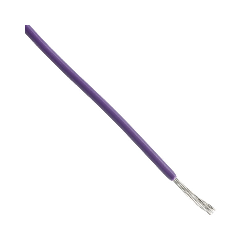 1 pcs : 1430-18-1-0500-010-1-TS - HOOK-UP STRND 18AWG VIOLET 50'