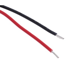 1 pcs - APEM Red Panel Mount Indicator, 12V dc, 14mm Mounting Hole Size, Lead Wires Termination, IP67