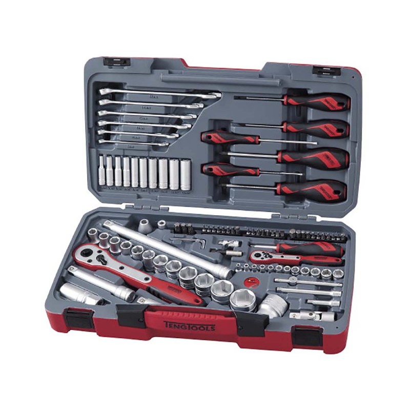1 pcs - Teng Tools 95 Piece Automotive Tool Kit with Case