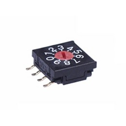 5 pcs - NKK Switches Rotary Coded DIP Switch