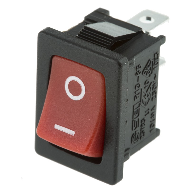 5 pcs - RS PRO SPST, On-None-Off Rocker Switch Panel Mount