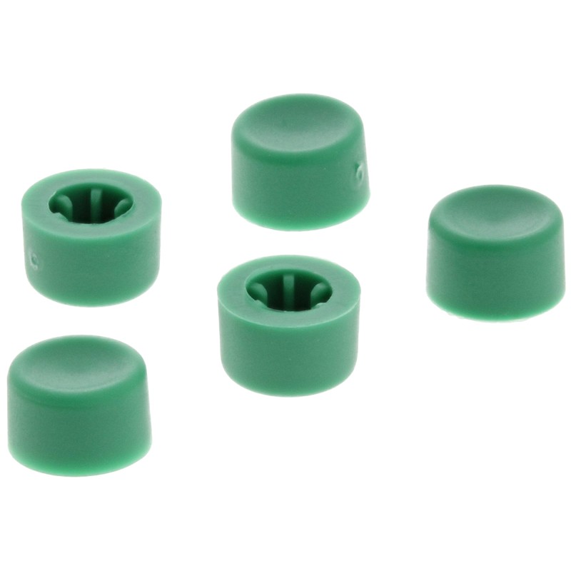 5 pcs - APEM Green Push Button Cap for Use with Apem 9600 Series (Sub-Miniature Panel Mount Switch)