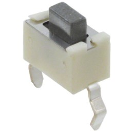 5 pcs - Grey Push Plate Tactile Switch, SPST 50 mA @ 12 V dc 4.3mm