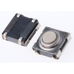 5 pcs - Button Tactile Switch, SPST 50 mA @ 24 V dc Through Hole