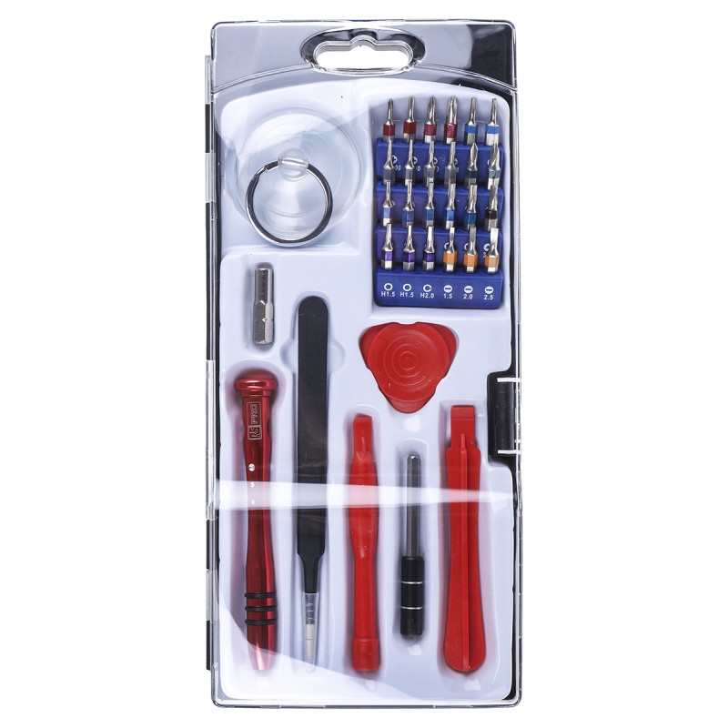1 pcs - RS PRO 32 Piece Phone Repair Tool Kit with Case
