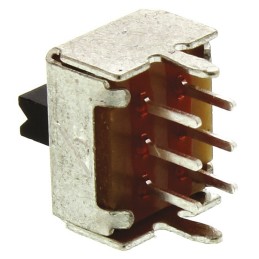 5 pcs - KNITTER-SWITCH PCB Slide Switch DPDT Latching 100 mA @ 12 V dc Slide