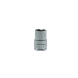 1 pcs - Teng Tools 1/2 in Drive 16mm Standard Socket, 6 point, 38 mm Overall Length