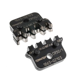 1 pcs - Klauke Crimp Die Set, Open Barrel Terminal, Coaxial Type Non-Insulated Receptacle