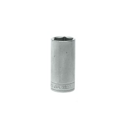 1 pcs - Teng Tools 3/8 in Drive 22mm Deep Socket, 6 point, 45.5 mm Overall Length