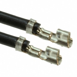 1 pcs : ASPHSPH24K305 - LEAD SKT-SKT 24AWG BLK 12' TIN