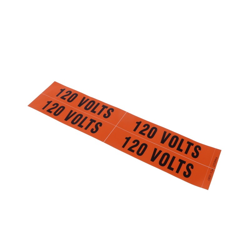 1 pcs : PCV-120BY - WIRE MARKER ADH 114.3MMX28.7MM