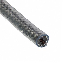 1 pcs : 470027CY CL432 - CABLE 2COND 19AWG CLEAR SHLD 1M