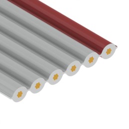 1 pcs : 3801/06 - CBL RIBN 6COND 0.05 GRAY 10'