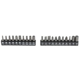 1 pcs - Bahco 53-Piece Metric 1/2 in, 3/8 in Deep Socket/Bit Set with Ratchet, 6 point, Hex Bit, Phillips Bit, Slotted Bit