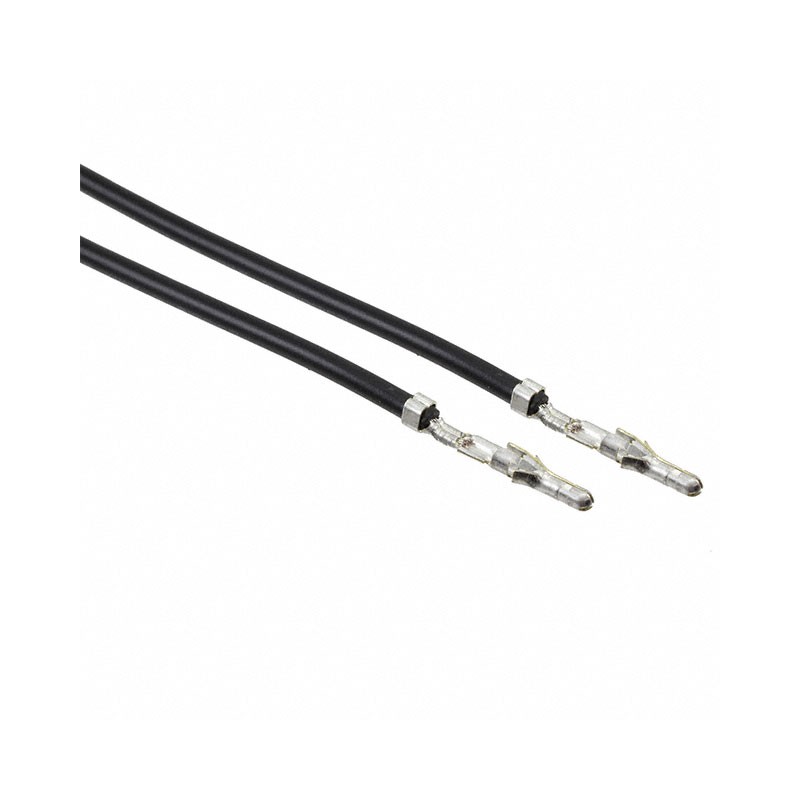 1 pcs : 0797582034 - LEAD PIN-PIN 18AWG BLK 11.8' TIN