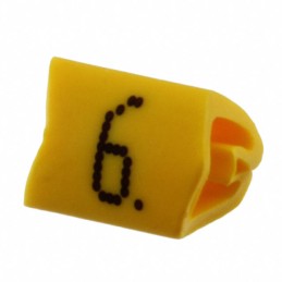 1 pcs : 0800420:0006 - WIRE MARKER SLIP-ON YELLOW